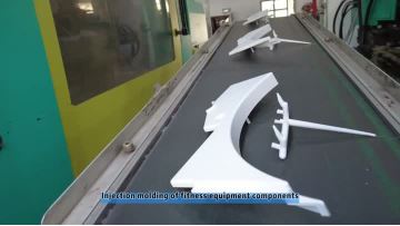 Injection molding of fitness equipmen