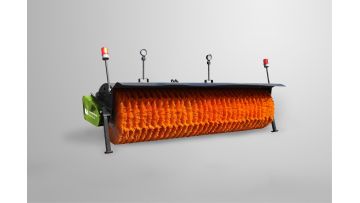 Snow Rolling Brush's efficient snow removal video