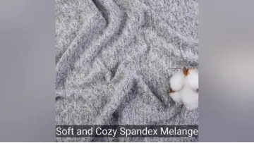 Soft and Cozy Spandex Melange Flannel Fabric for Pajamas1