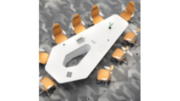 Modern White High Tech Smart Office Furniture 8 10 12 14 16 18 20 Person Customized Boss CEO Meeting Board Room Conference Table1