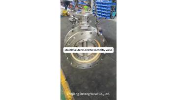 Corrosion Resistant Industrial Ceramic Butterfly Valve
