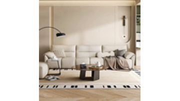 Living Room Sofa Modern Light Luxury Style Black Contemporary Cow Leather Sectional Sofa Furniture Piano Key Sofa Manufacturers1
