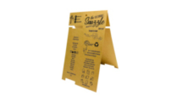Sustainable Natural Brown Kraft Cards: Custom Care Guide Instructions for Business1