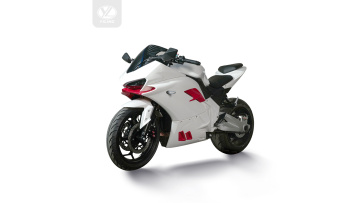 Electric motorcycle indoor display