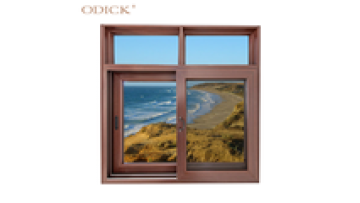 Customized Sliding Windows System Double Glazed tinted Tempered Glass Windows Hurricane Impact Aluminium Sliding Window1
