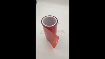 Red semi transparent PET  pharmaceutical film
