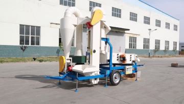5XZC-5DH Seed Cleaner & Grader clean wheat.mp4