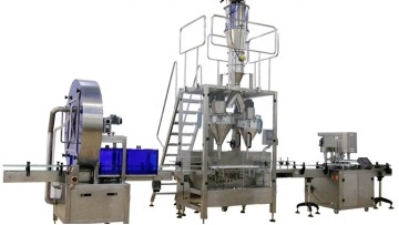 Chili powder fillling machine milk powder filling and sealing packaging line for coconut powder1