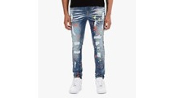 New Men's Jeans Pants Men Skinny Jeans New Ripped Jean Men Street Slim Fit Stretch Pants1