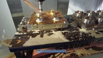CNC processing of new molds