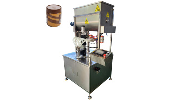 Mixing peanut butter sauce / chili filling machine