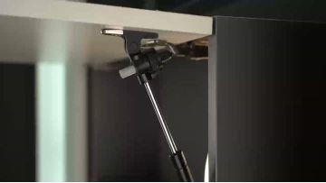 Gas Spring with Damper Enables Slow Closing of Cabinet Door