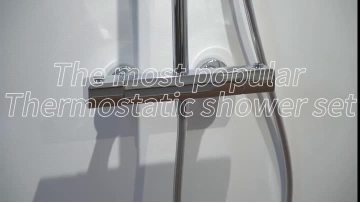 Brass thermostatic shower set