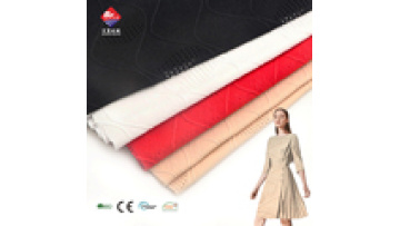 Professional Suppliers 95%polyester 5%spandex 180gsm Knitted Dyed Water Soluble DTY Hole Jacquard Fabric for Women Clothes1