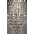 Lobby home decoration fancy popular luxury bead curtains crystal modern indoor pendant lights chandelie