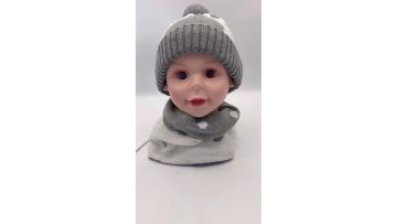 CF-T-0005 knitted hat and scarf (1)
