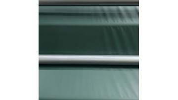 Livite 450gsm Green PVC durable coating truck curtain tarpaulin materials is in production.