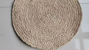 straw carpet handmade raffia rug braided straw area rugs carpet mat1