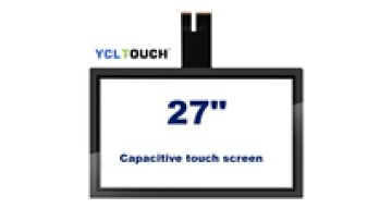 YCLTOUCH 27 inch multi touch interactive capacitive touch screen glass for multimedia teaching PCAP1