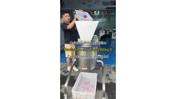 Onion cutting machine fruit vegetable cutter