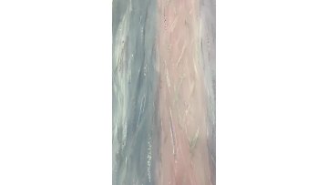 New Sequin Mesh Fabric 3mm Lightweight Soft Colourful Glitter Beaded Feather Straight Stripe Fabric for Dresses Gowns1
