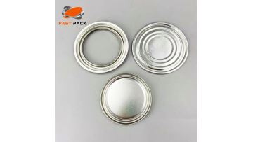 Round paint tin can components