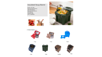 T50 50L Large Capacity Insulated Soup Warmer Container