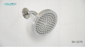 6 inch rainfall high pressure full chrome luxury shower head1
