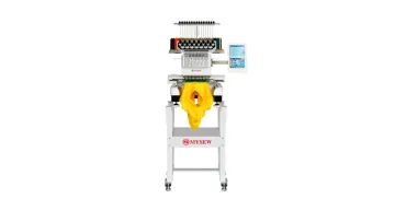 MFS1500 Single Head 15 Needles 360 * 200mm Hat T-Shirt Computerized Embroidery Machine1