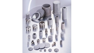 Sintered stainless steel powder filter element