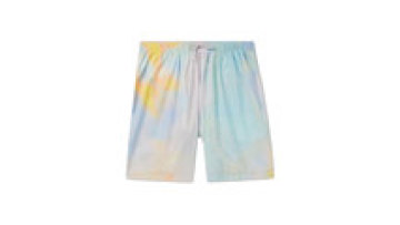 Custom New Men'S Gradient Simple Drawstring Loose Shorts Casual Holiday Beach Shorts1