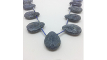 Dumortierite Teardrop Faceted Beads for Jewelry Making1