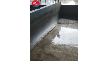 Raw fish pushing device