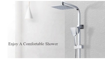 Shower Mixer Taps Bar Chrome Wall Mounted Shower Faucet Brass Manual Shower Mixer Valve Control Switch Bath Tap1