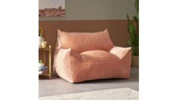 High quality cheap price simple modern  comfort velvet minimalist leisure  fabric reclining lounge bean bag  living room chair1
