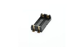 Black Heat Resistant Nylon SMT Dual AA Holder