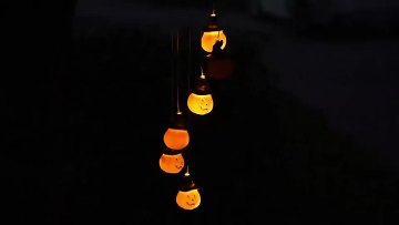 Stock Decoration Halloween 6 LED Solar Power String Lighting Halloween Decorations Outdoor Holiday Pumpkin Bat Skull Lights1