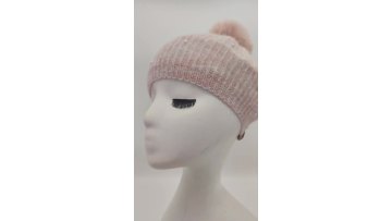 Knitted beanie hat