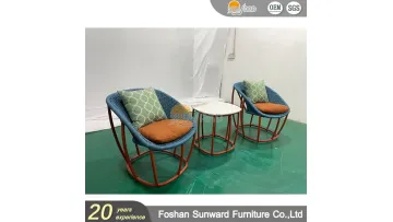 Newest Design Outdoor Chinese Aluminium UV Resistance Leisure Garden Hotel Resort Villa Home Patio Woven PE Wicker Rattan Modern Balcony Teak Sofa Set1