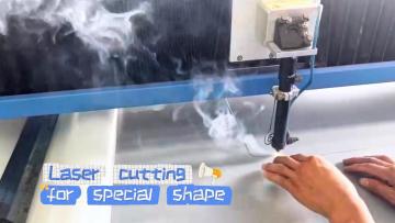 Laser cutting for special shape