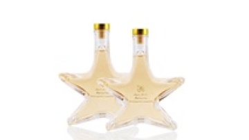 200ml star shape glass bottle and empty glass packaging liquor beverage bottle1