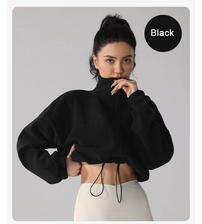 Black Classic Workout Jackets