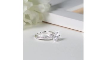 Moissanite ring wedding rings diamond key S925 sterling silver rings High Quality set fine jewelry sets women jewellery 1ct1