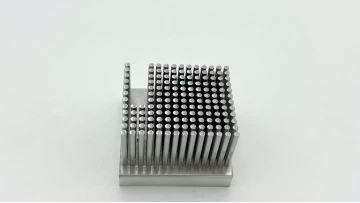 Aluminum pin - fin heat sink.