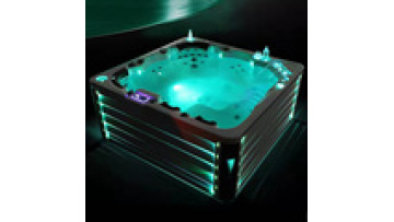 BALISI New Design Bathtub & Whirlpool Massage Surfing Jet LED Waterfall Hot Tub Spa Tubs1