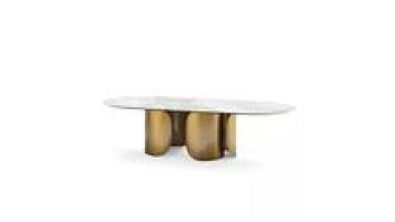 Modern Luxury Dining Tables And Chairs Luxury Table Marble Stainless Steel Dining Table Set1