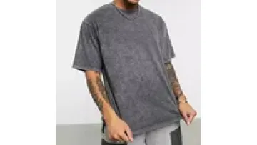 Clothing Custom 100 Cotton Acid Wash T Shirt Streetwear Oversize Hip Hop Blank Wholesale   Drop Shoulder Vintage T Shirts Men1