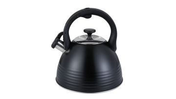3L stainless steel black coated stove-top kettle FH-689B