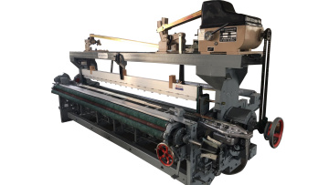SJ736J 20 SHAFT OPEN DOBBY JUTE RAPIER LOOM IN CUSTOMER FACTORY