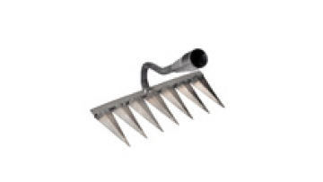 Gardening Hoe Weeding Rake Steel Farm Tool Grasping Raking Level Loosen Soil Harrow Clean Leaves Collect Weeds1